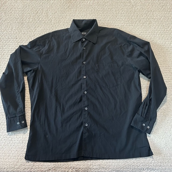 Boss Black Dress Shirt Classic Formal‎ Style - Picture 1 of 4